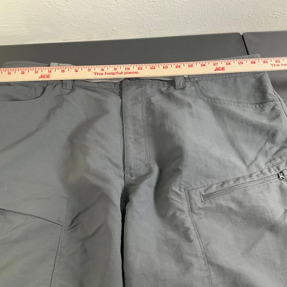 The North Face Mens‎ XXL Gray Outdoor Hiking Shorts Belted Cargo Trails Camping